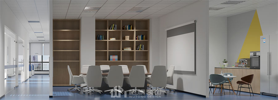 成都亚瑟办公室装修效果图