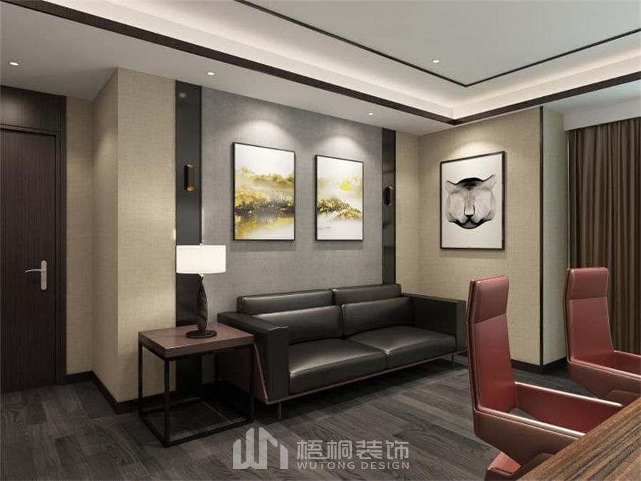 天奥电子会客室装修效果图