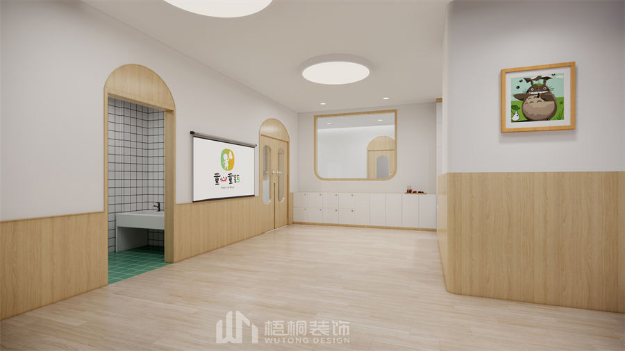 童心童语托育装修效果图2