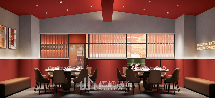 汤锅店装修效果图4